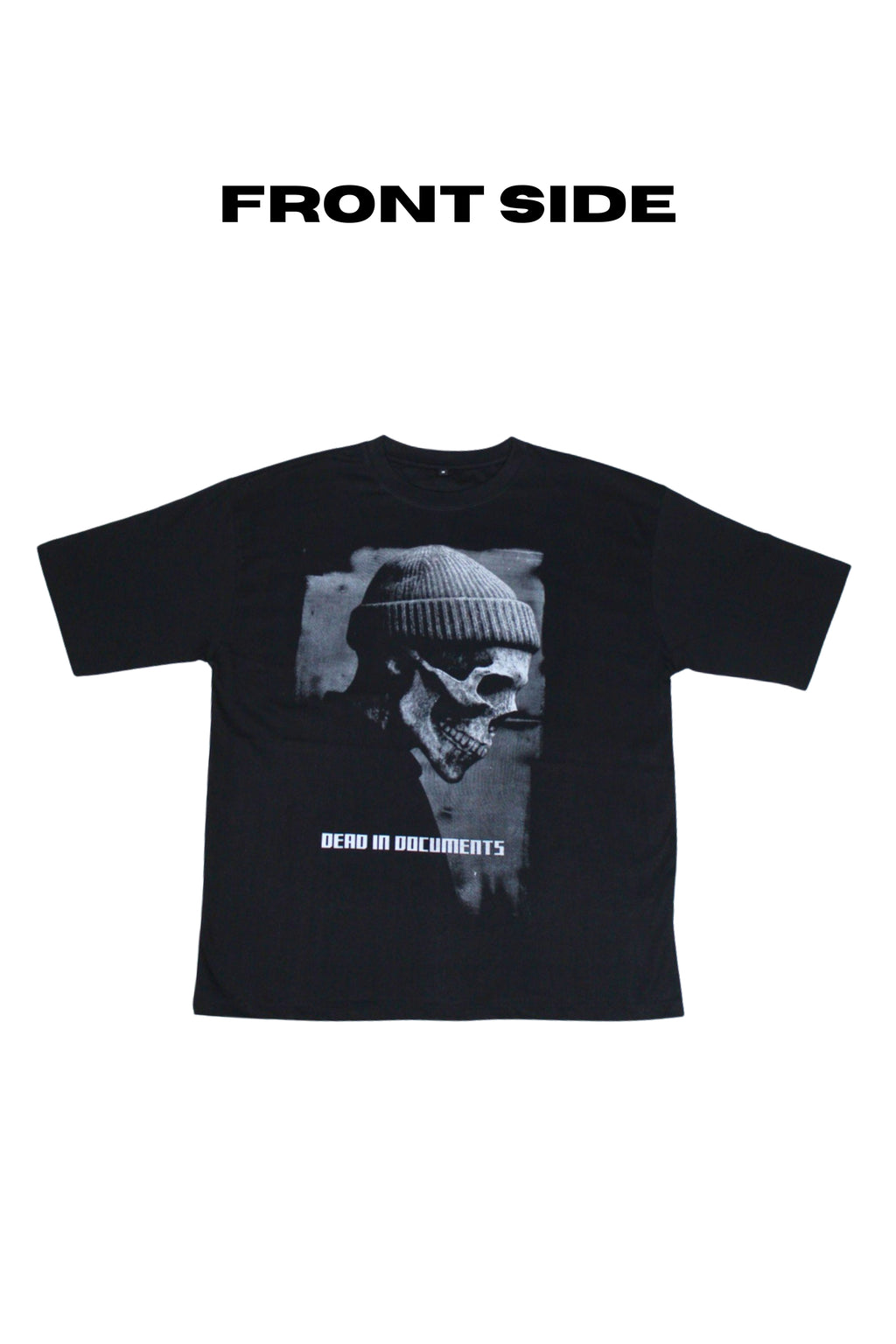 Dead In Documents Oversized Graphic T-Shirt – Black