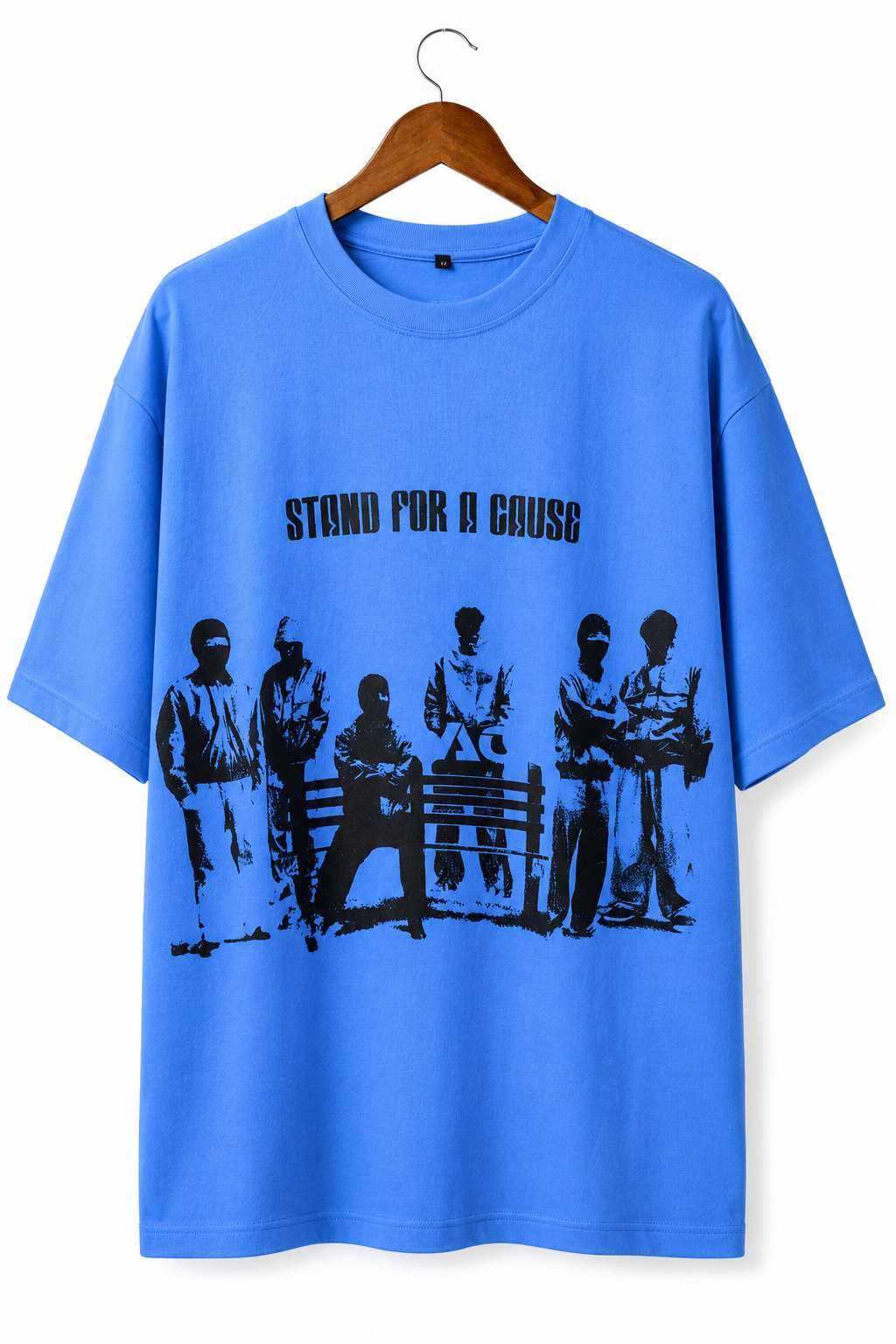 Stand For A Cause Oversized Royal Blue Tee