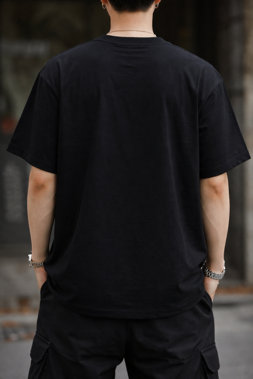 Dead In Documents Oversized Graphic T-Shirt – Black