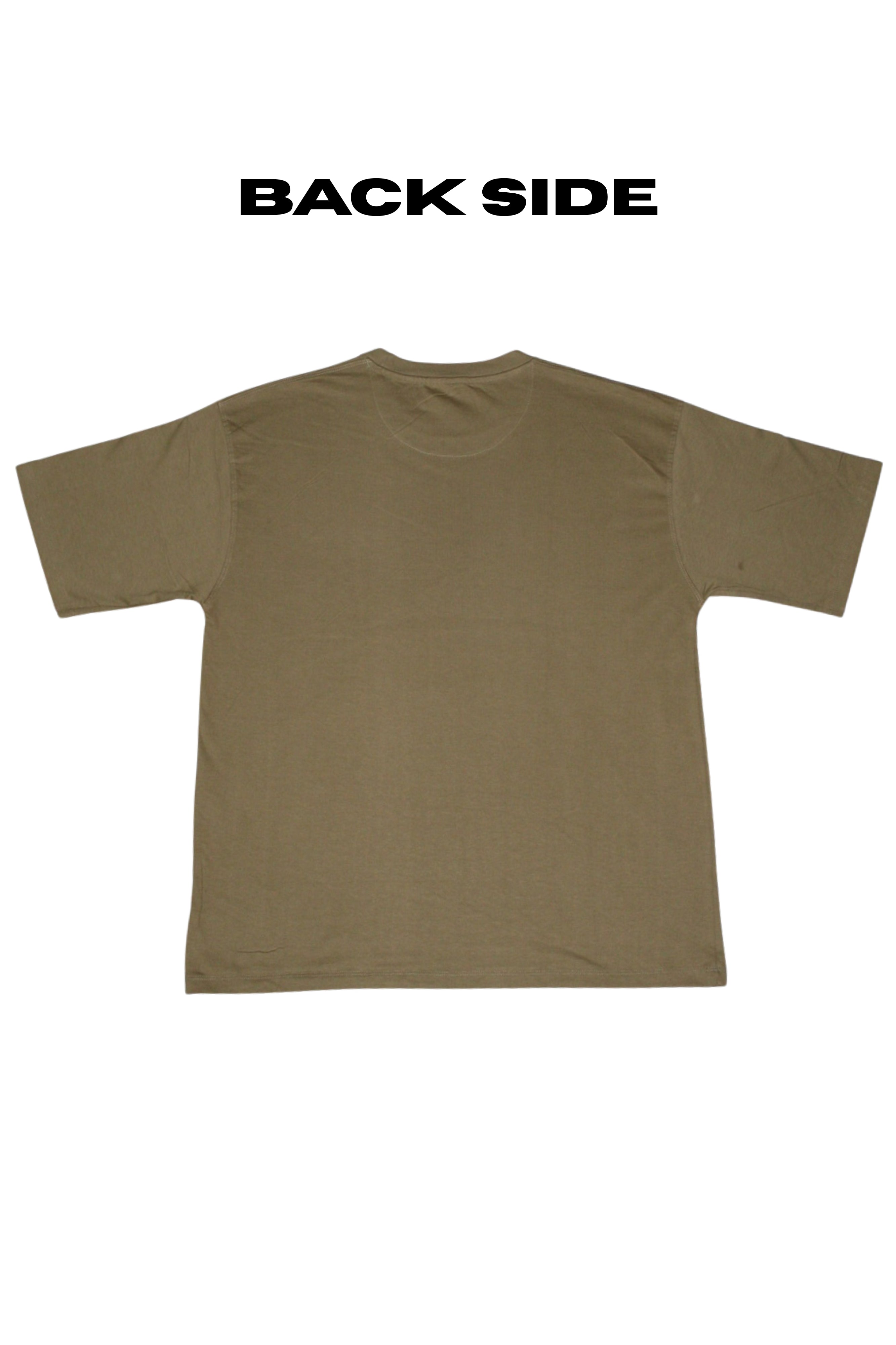 Brotherhood Oversized Graphic T-Shirt – Khaki
