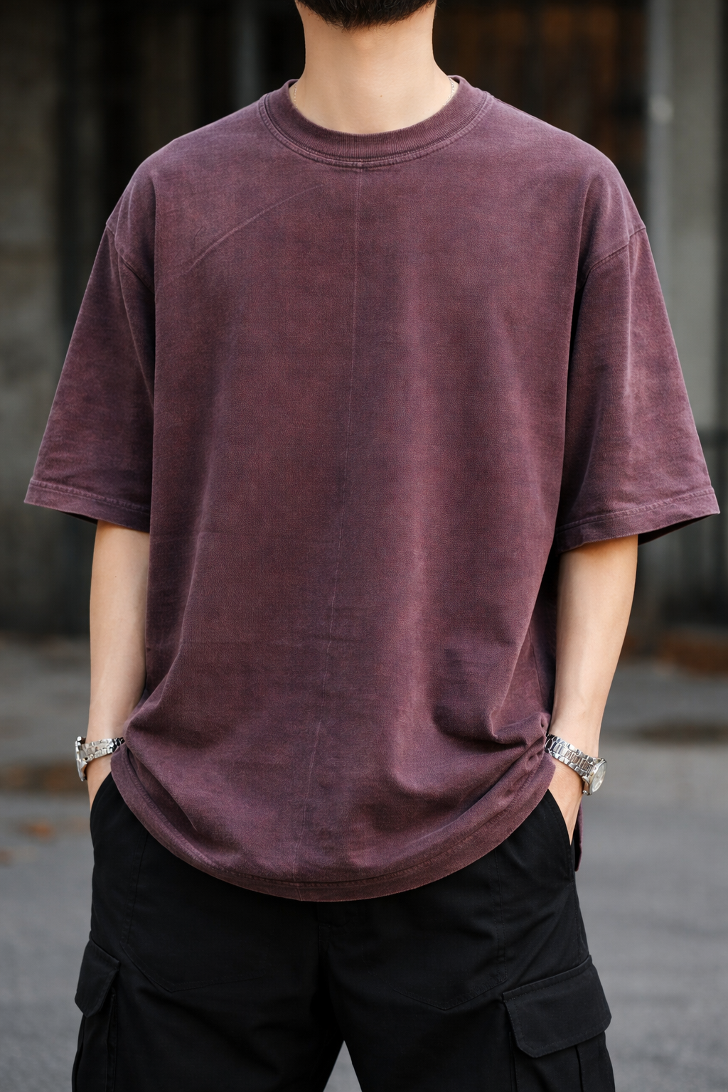 Vintage Wash Oversized T-Shirt – Rowdyism Back Print